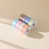 4cm double-sided encrypted solid color silk ribbon colored polyester satin ribbon cake bouquet gift packaging Item Picture